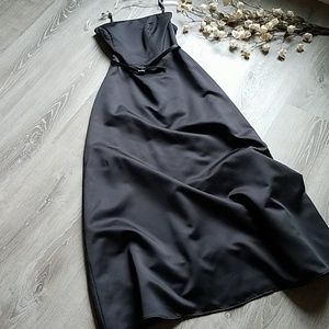 Alfred Angelo Black Strapless Dress